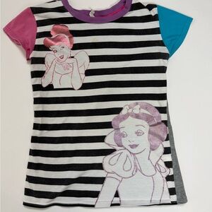 Disney Princess Striped Tee - Pink, Blue, and Gray
